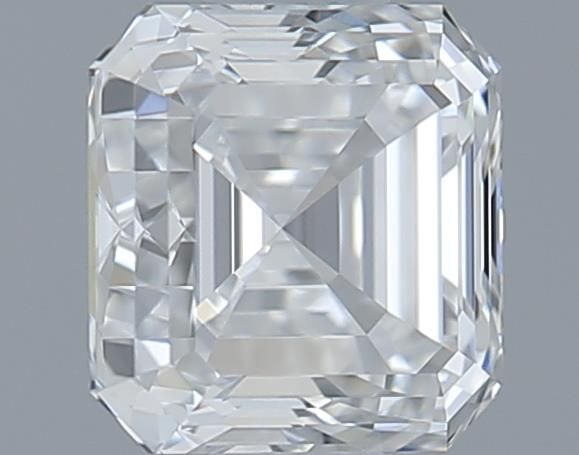 0.76ct Asscher F VS1 Natural Diamond