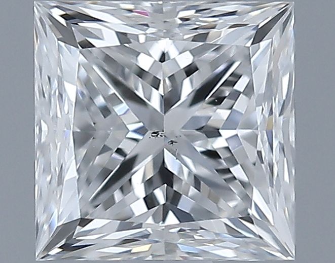 0.9ct Princess E SI1 Natural Diamond
