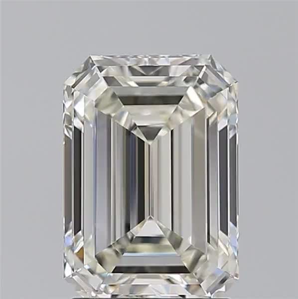 1.77ct Emerald K IF Natural Diamond
