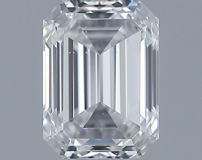0.71ct Emerald D SI1 Natural Diamond
