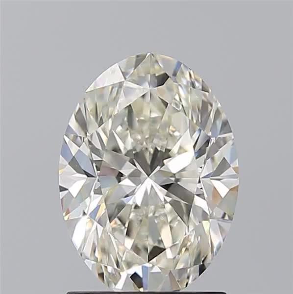 1.7ct Oval K VVS1 Natural Diamond