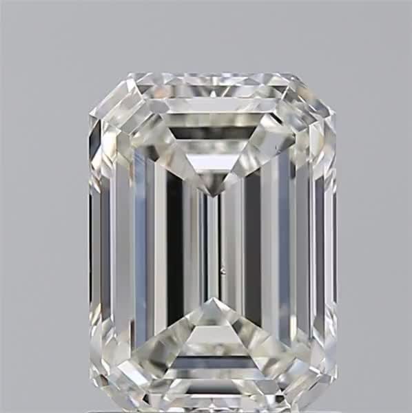 1.7ct Emerald J VS2 Natural Diamond