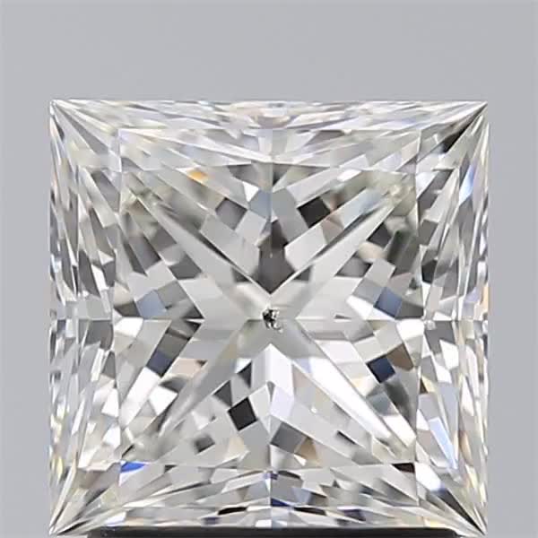 2.06ct Princess J SI1 Natural Diamond