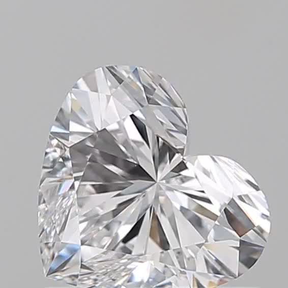 0.77ct Heart D VS1 Natural Diamond