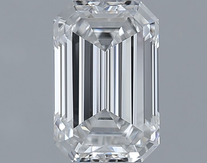 0.8ct Emerald F IF Natural Diamond