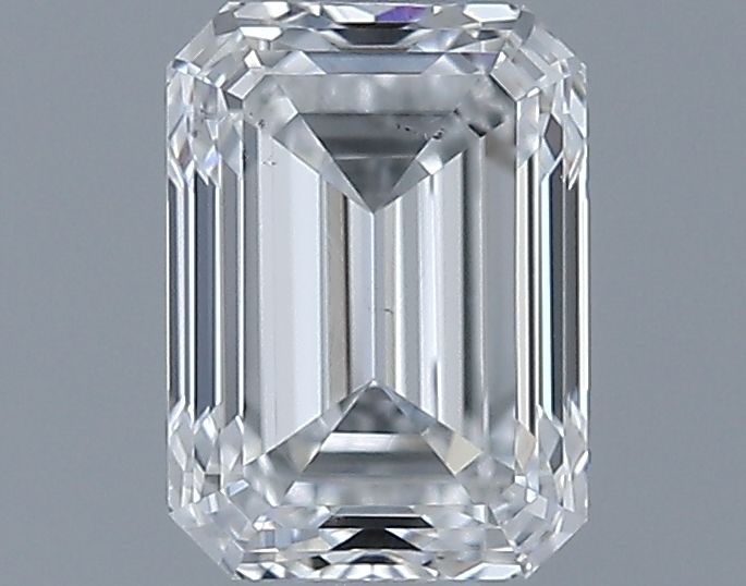 0.7ct Emerald E SI1 Natural Diamond