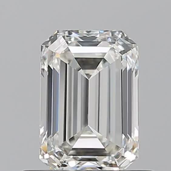 0.7ct Emerald I VVS1 Natural Diamond