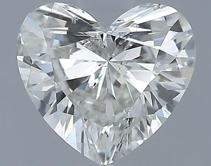 0.91ct Heart K SI2 Natural Diamond