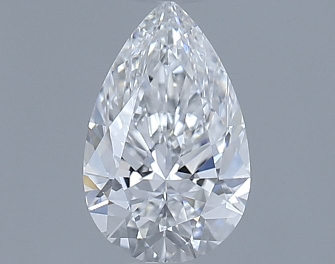 0.74ct Pear D IF Natural Diamond