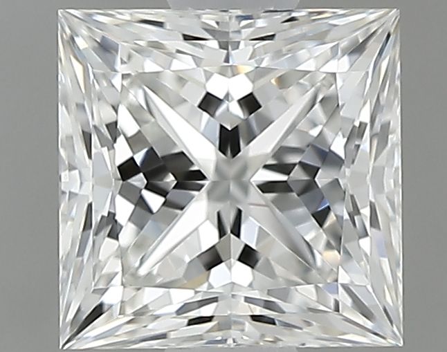 0.91ct Princess F IF Natural Diamond