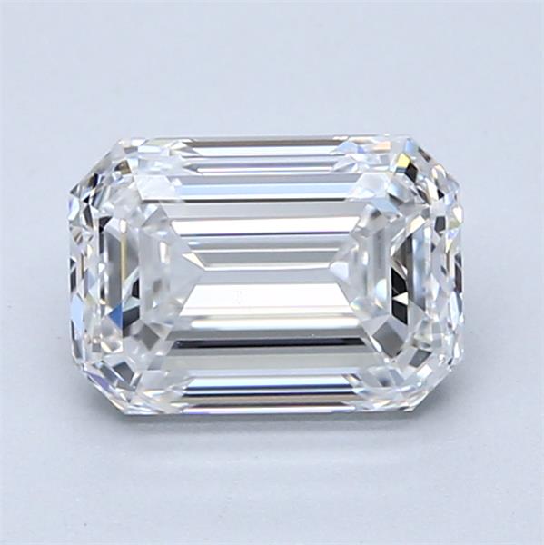 1.7ct Emerald D VS1 Natural Diamond