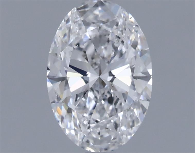 0.7ct Oval D SI2 Natural Diamond