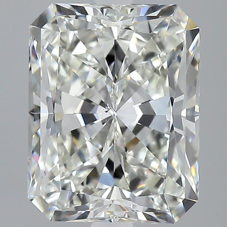 4ct Radiant J SI1 Natural Diamond