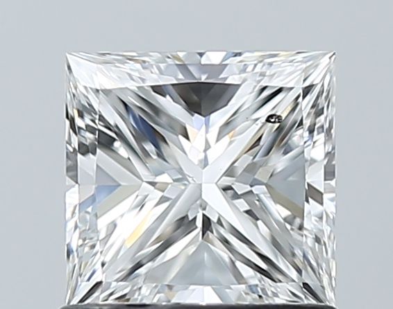 0.9ct Princess E SI1 Natural Diamond
