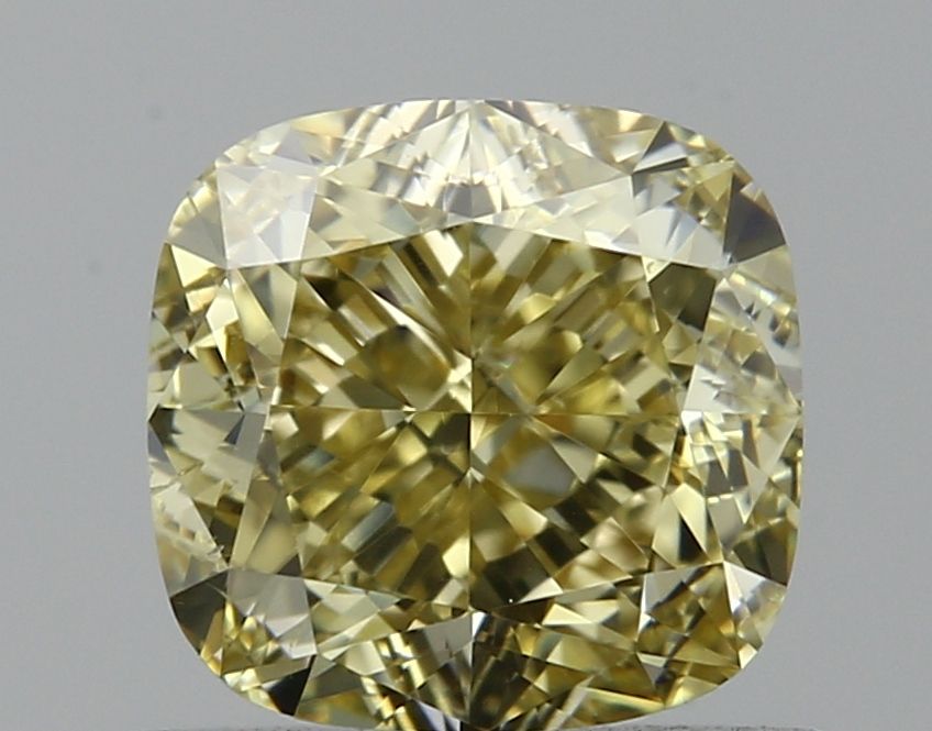 1ct Fancy Brownish Yellow Cushion Natural Diamond