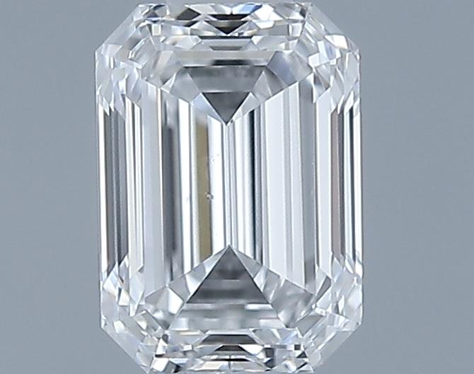 0.6ct Emerald D VS2 Natural Diamond
