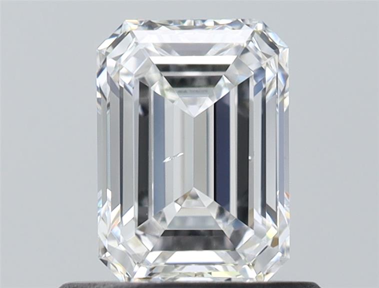 0.7ct Emerald D SI1 Natural Diamond