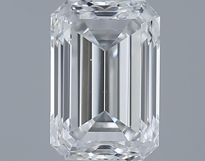 0.61ct Emerald F VS2 Natural Diamond