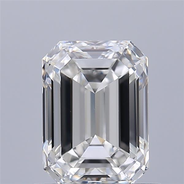 0.9ct Emerald F VS2 Natural Diamond