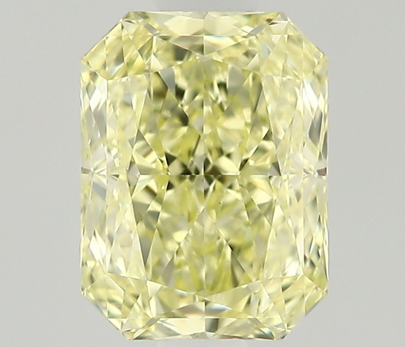 0.73ct Fancy Natural-even Yellow Radiant Natural Diamond