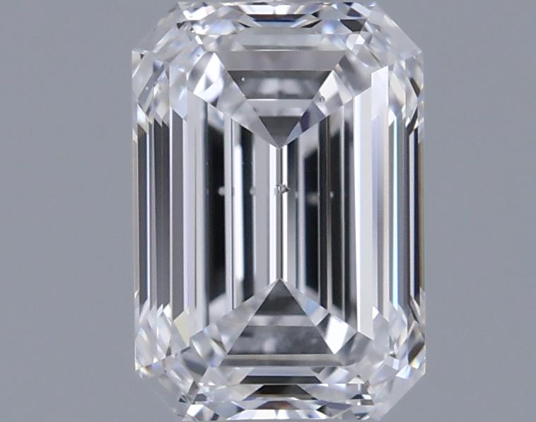 0.7ct Emerald D SI1 Natural Diamond