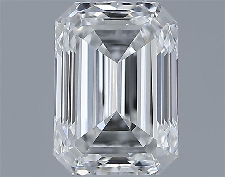 0.6ct Emerald F VVS1 Natural Diamond