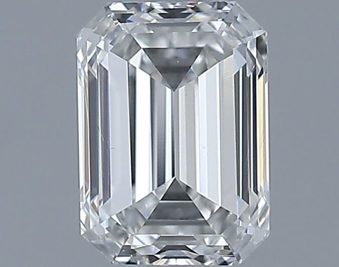 0.7ct Emerald F VS2 Natural Diamond