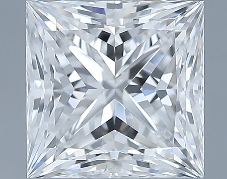 2.08ct Princess F VVS2 Natural Diamond