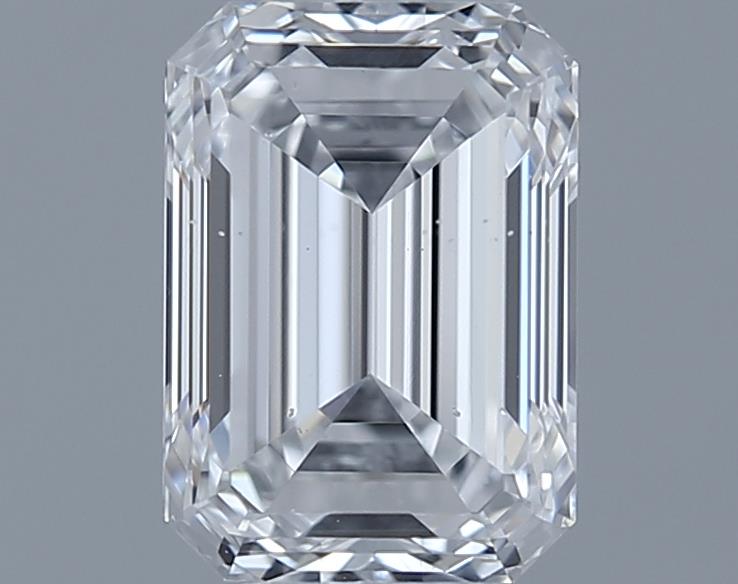 0.62ct Emerald D SI1 Natural Diamond