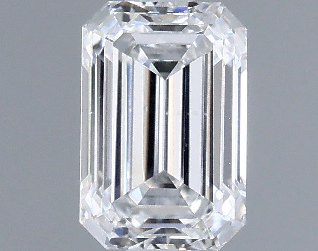 0.62ct Emerald D SI1 Natural Diamond