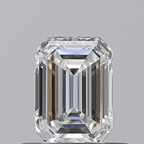 0.51ct Emerald F IF Natural Diamond