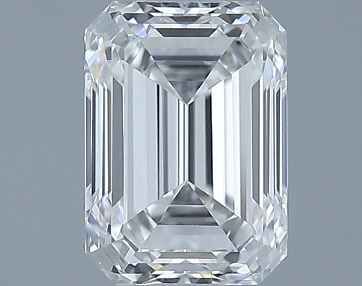 0.71ct Emerald F IF Natural Diamond