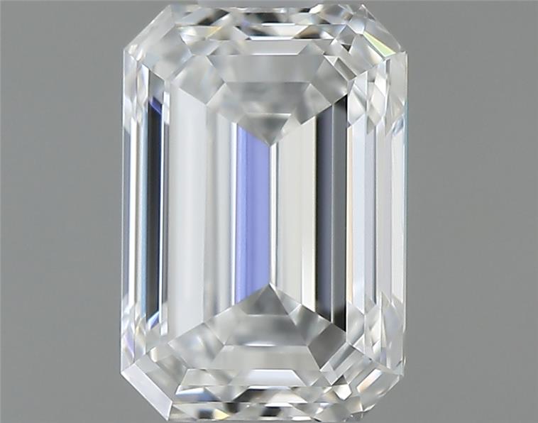 0.7ct Emerald F VVS1 Natural Diamond