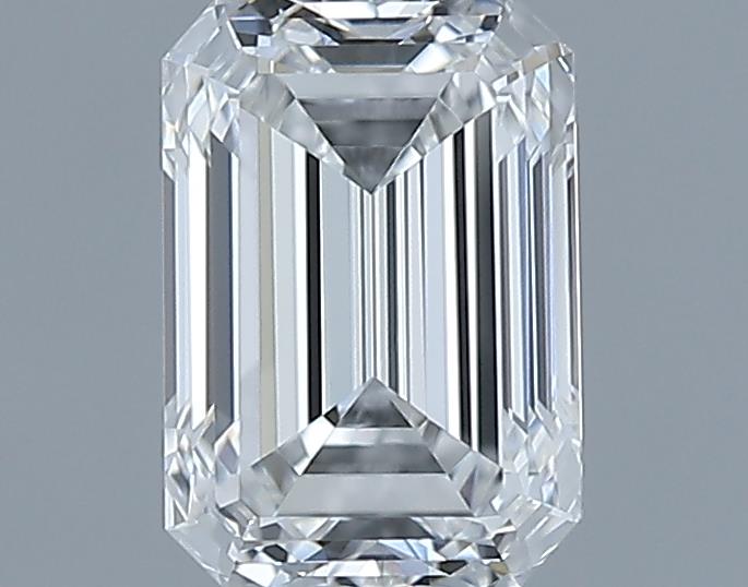 0.62ct Emerald F IF Natural Diamond