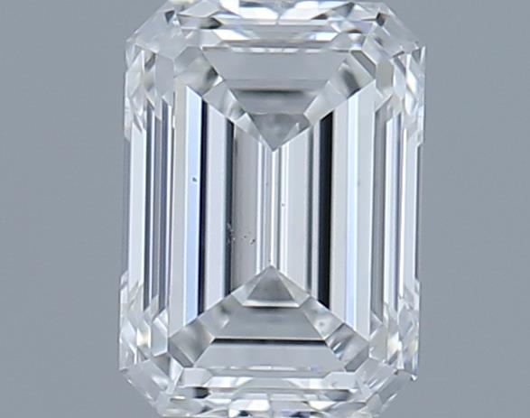 0.63ct Emerald F VS2 Natural Diamond