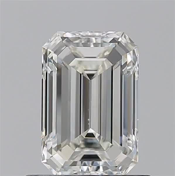 0.91ct Emerald J VS2 Natural Diamond