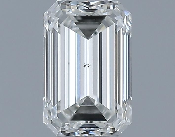 0.7ct Emerald H SI1 Natural Diamond