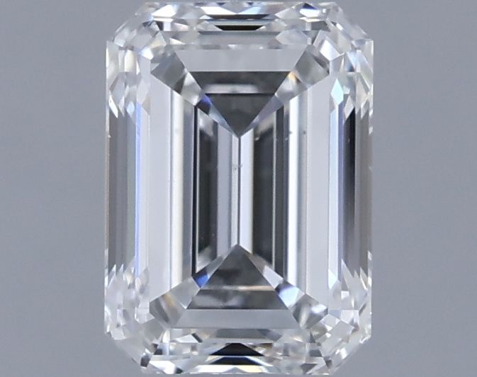 0.7ct Emerald E SI1 Natural Diamond