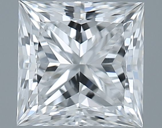 0.7ct Princess F VS2 Natural Diamond