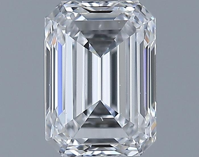 0.91ct Emerald D SI1 Natural Diamond