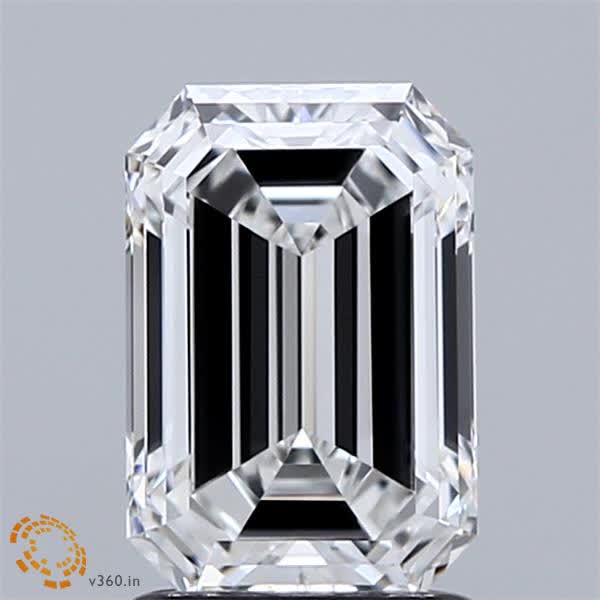1.77ct Emerald F VVS1 Natural Diamond