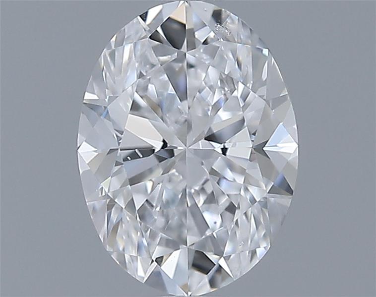 0.71ct Oval D SI2 Natural Diamond