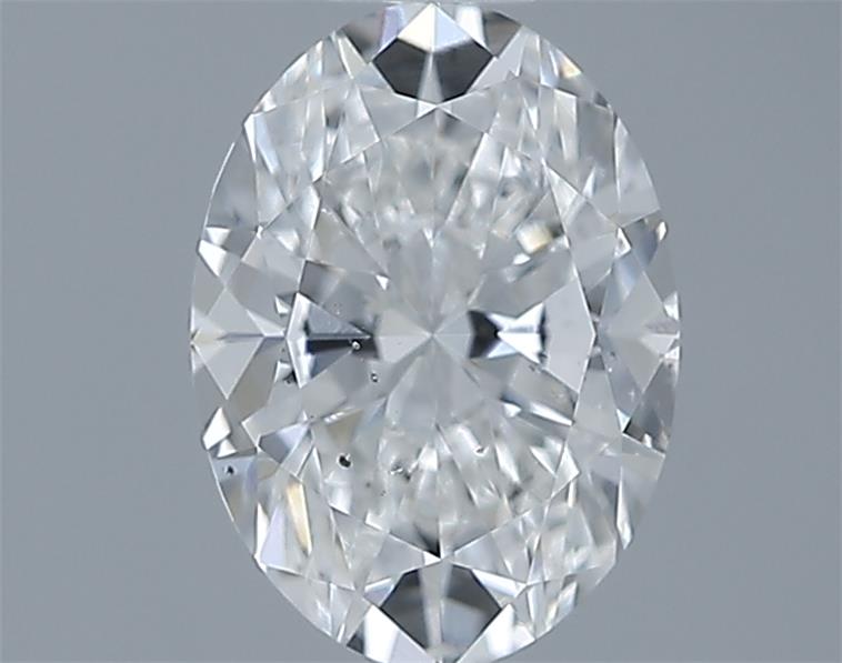 0.7ct Oval F SI1 Natural Diamond