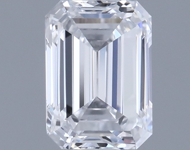 0.63ct Emerald D VVS1 Natural Diamond