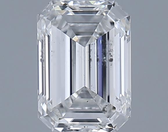 0.73ct Emerald F SI2 Natural Diamond