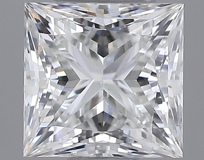 0.81ct Princess F SI1 Natural Diamond
