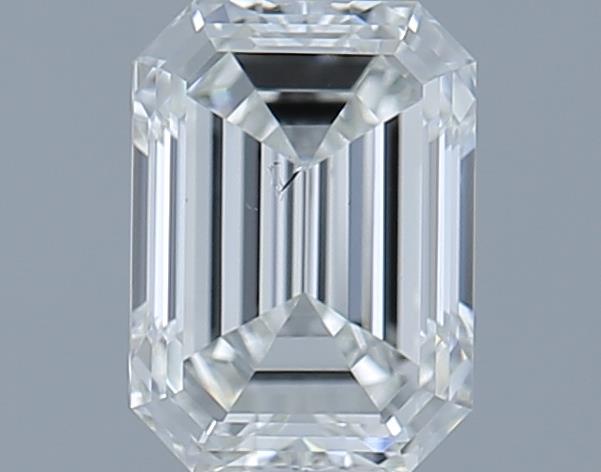 0.7ct Emerald H SI1 Natural Diamond
