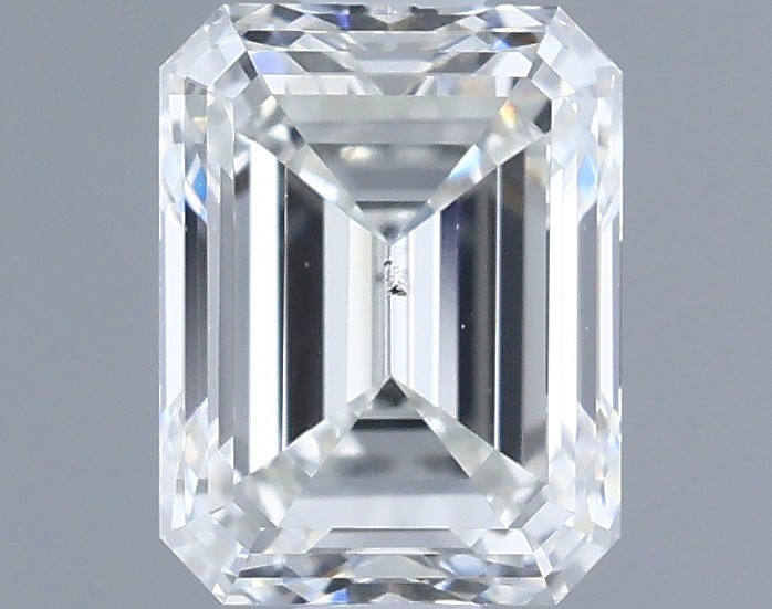 0.72ct Emerald H SI1 Natural Diamond