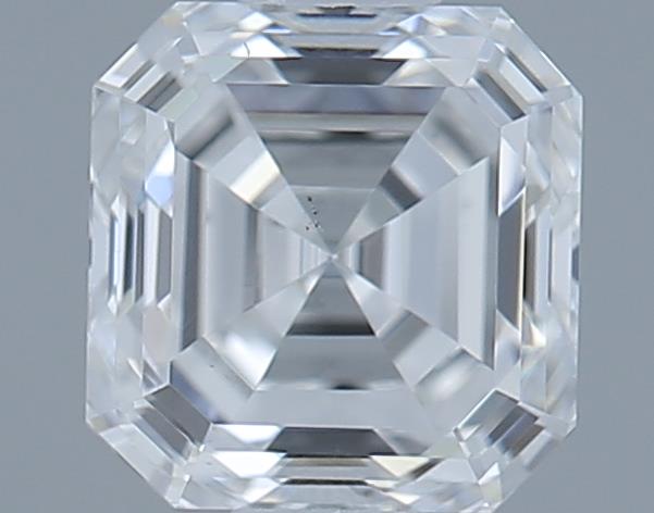 0.7ct Asscher F SI1 Natural Diamond