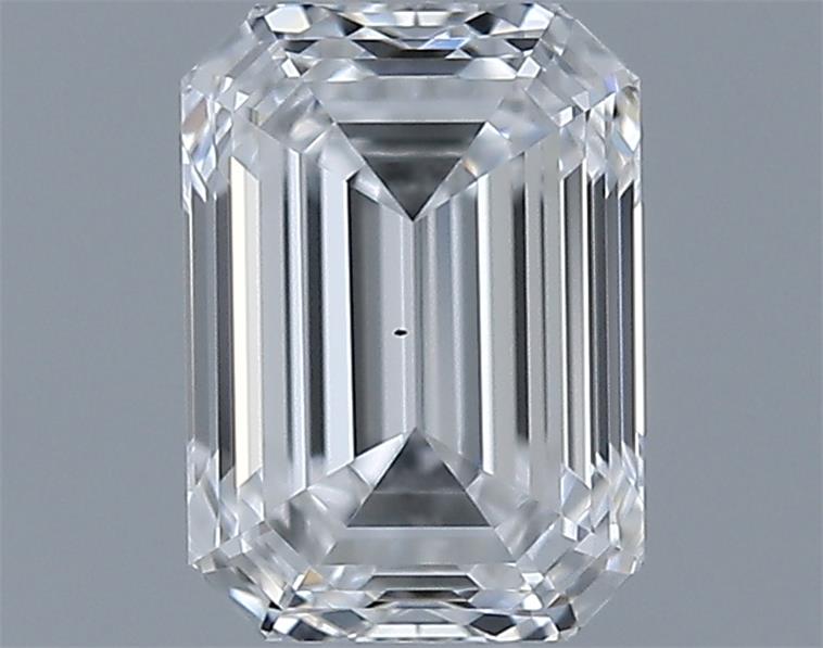 0.81ct Emerald D VS2 Natural Diamond